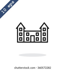 educational buildings icon