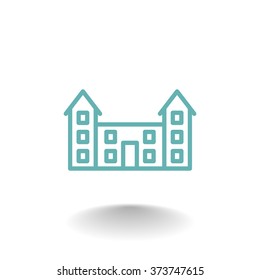 educational buildings icon