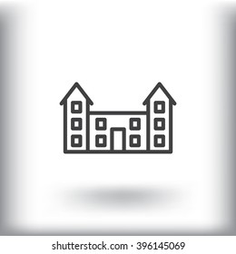 educational buildings icon