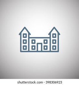 educational buildings icon