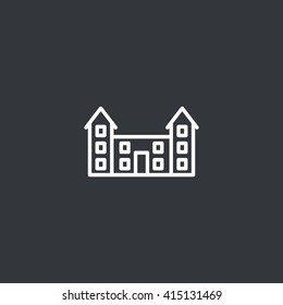 educational buildings icon