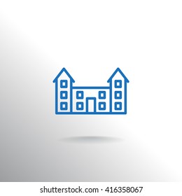 educational buildings icon