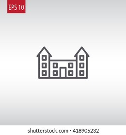 educational buildings icon