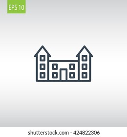 educational buildings icon
