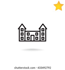 educational buildings icon