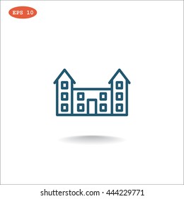 educational buildings icon