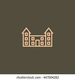 educational buildings icon