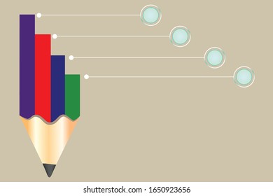 Educational business vector illustration design