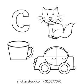 Educational cartoon illustrations on a white background