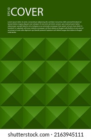 Educational catalog front page template sample vector design. Swiss style hipster placard layout sample vector. Mosaic geometric shapes structure vertical card design