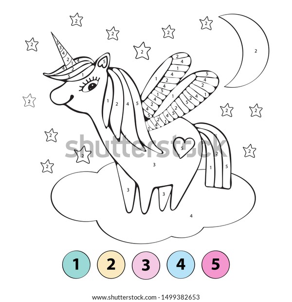 educational children game color picturestock vector