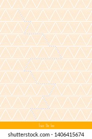 Educational children game. Optical illusions. Find the hidden shape