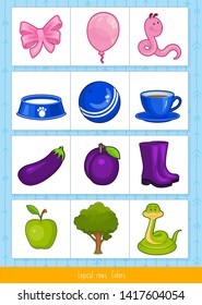 Educational children game, vector illustration. Logical rows for kids.
