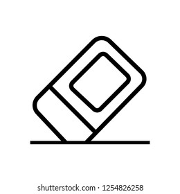 Educational eraser icon