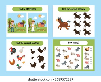 Jogos educativos agrícolas para crianças