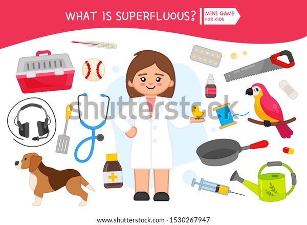 educational game children cartoon veterinarian circle stock vector royalty free 1530267947 shutterstock