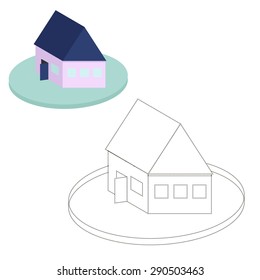 Educational game for children connect the dots to draw vector illustration