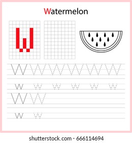 Educational game for children. Copy the letters using the grid.  Writing A-Z, alphabet - worksheet for kids. Painting page.  Vector illustration. 