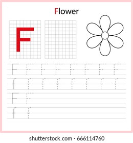 Educational game for children. Copy the letters using the grid.  Writing A-Z, alphabet - worksheet for kids. Painting page.  Vector illustration. 