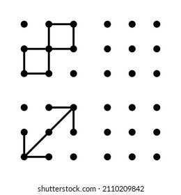 Educational game for children. Drawing kids activity. Handwriting practice. Vector illustration. 