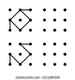 Educational game for children. Drawing kids activity. Handwriting practice. Vector illustration. 
