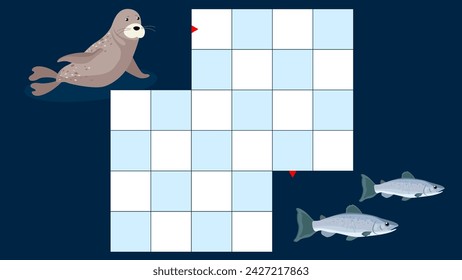 Lernspiel für Kinder. Finde die richtige Antwort. Puzzle für Kinder. Cartoon-Stil.