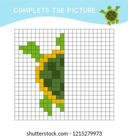 Educational game for children. Learning symmetry for toddlers and kids.