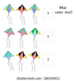 Educational game for children what comes next