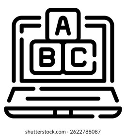 Educational Game icon, for web, app, infographic, etc