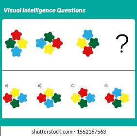 Educational game for kids and adults. development of logic iq. Task game what comes next? visual intelligence, mind games