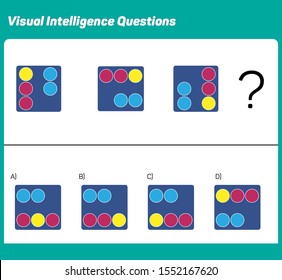 Educational game for kids and adults. development of logic iq. Task game what comes next? visual intelligence, mind games