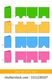 Educational game for kids. Find the correct answer
