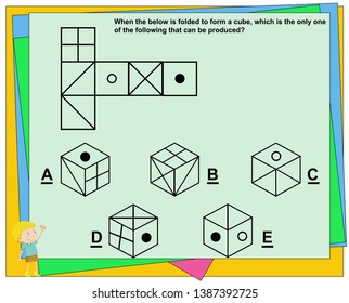 educational game for kids,iq game,Practice Questions Worksheet for Education and IQ Test [Answer A ]