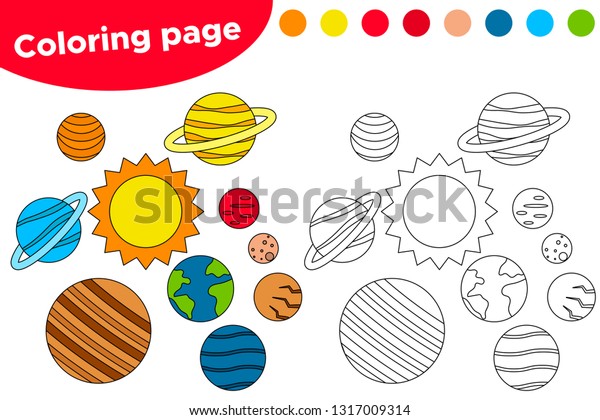 educational game preschool kids printable coloring stock vector royalty free 1317009314 shutterstock