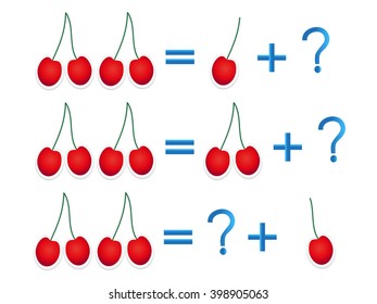 Educational games for children, on the composition of the four.