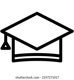 educational icon group created using line style variations