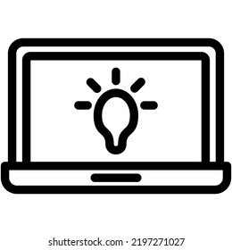 educational icon group created using line style variations