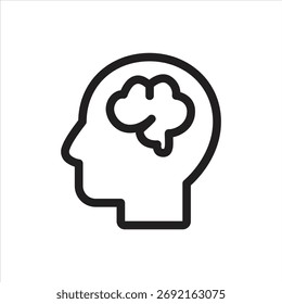 Icono Educativo – Estilo de Línea Mínima Escuela y Símbolos de Aprendizaje