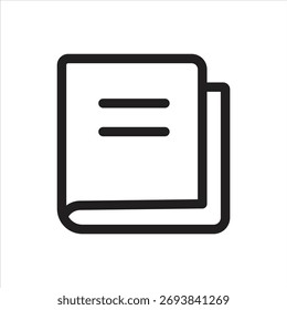 Educational Icon – Minimal Line Style School and Learning Symbols