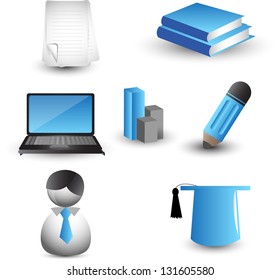 educational icon set
