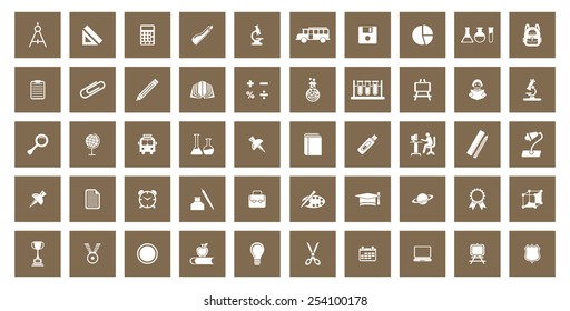 educational icon set