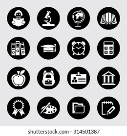 Educational Icon Set 