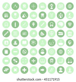 Educational Icon Set. Eps-10.