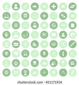 Educational Icon Set. Eps-10.