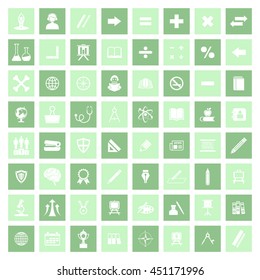 Educational Icon Set. Eps-10.