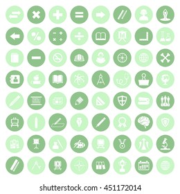 Educational Icon Set. Eps-10.
