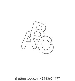 Educational icon. Set of library, reading, education, and electronic book icons