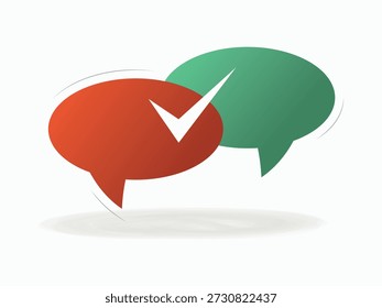 Serie de ilustraciones educativas centradas en la salud sexual, el consentimiento, la prevención, la privacidad y las burbujas personales del habla que representan la comunicación, la discusión y el Acuerdo con un ícono de marca de verificación verde