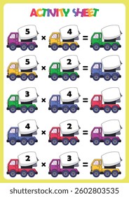 Educational illustrations by matching words for young children. Learn words to match pictures. as shown in the Transportation category.