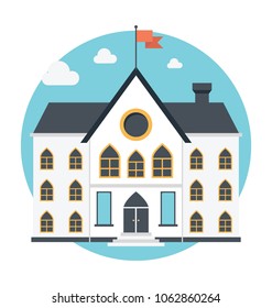 
Educational Institute Building Icon
